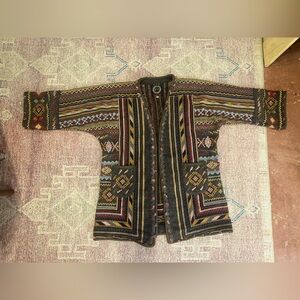 BIYA by Johnny Was embroidered Zola kimono Jacket sweater cardigan XS